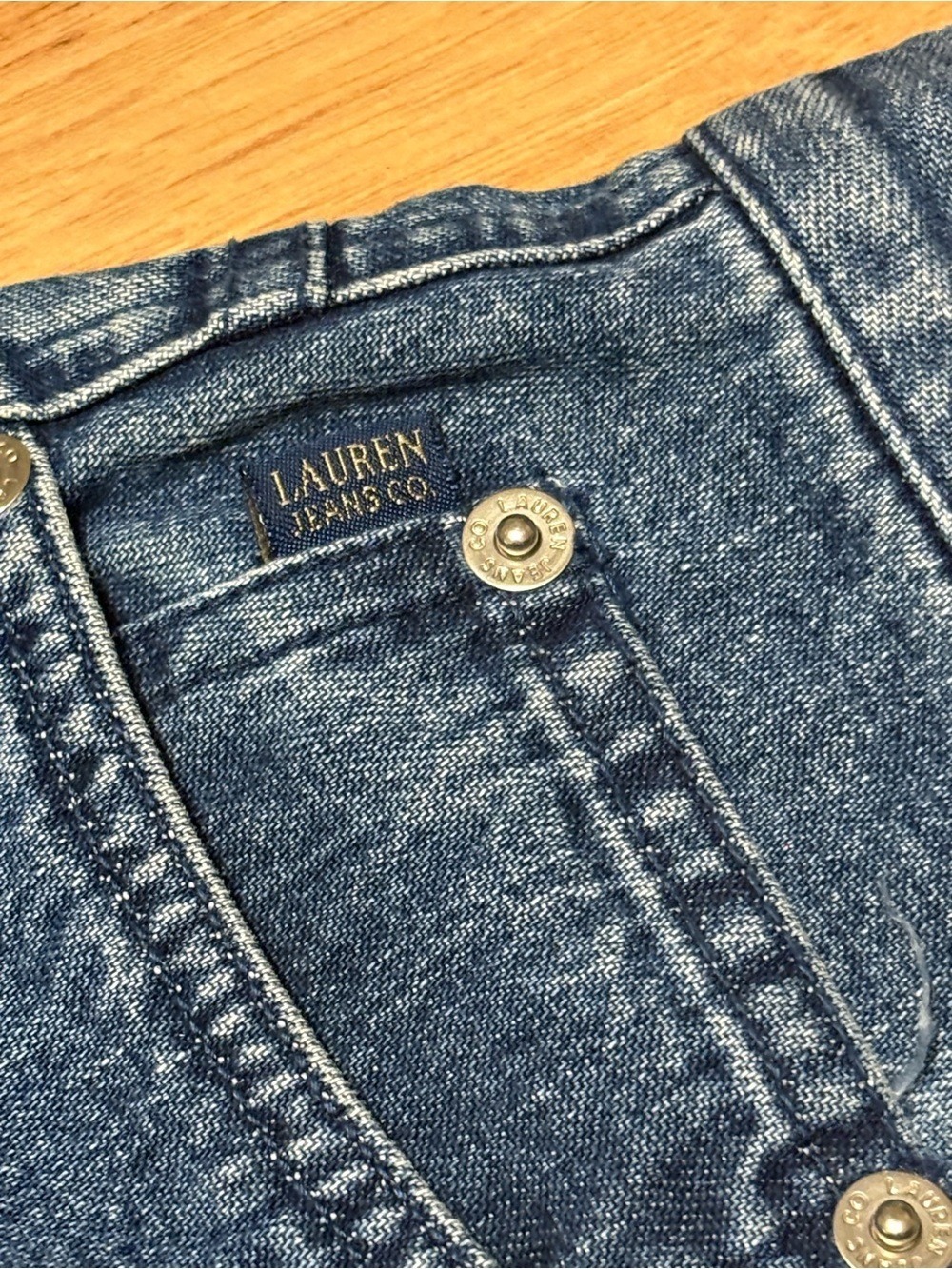 ralph lauren • vintage long denim skirt - Picture 6 of 14